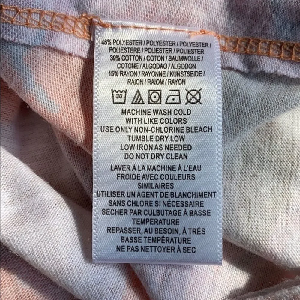 Free People Gardenia Hi-Lo Tee Size Medium
